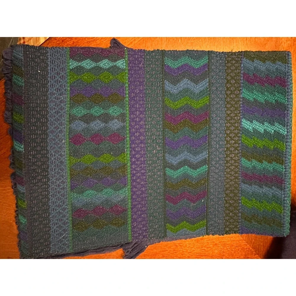 Vintage Traditional Guatemalan Handwoven Table Runner 42x16 inches